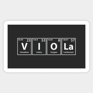 Viola (V-I-O-La) Periodic Elements Spelling Sticker